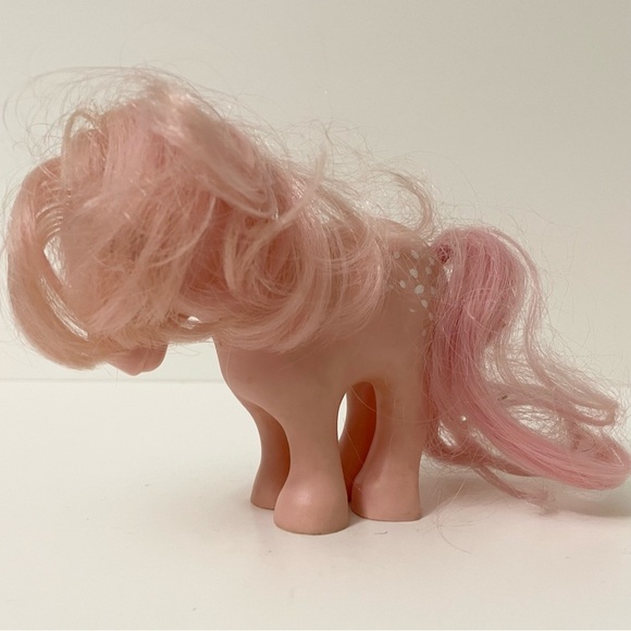 Vintage 1982 My Little Pony Cotton Candy Pink w/White Spots - Picture 14 of 14